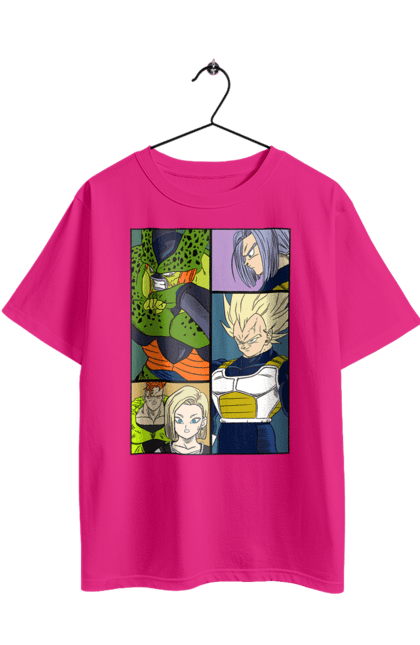 Футболка оверсайз з принтом "Перли дракона". Anime, dragon ball, goku, manga, vegeta, аніме, вегета, гоку, манга, перли дракона. 2070702