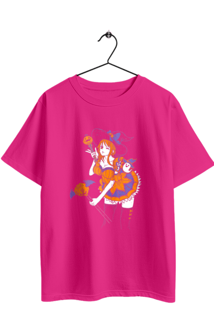 Футболка оверсайз з принтом "Ван Піс Намі". Cat burglar, nami, one piece, аніме, ван пис, ван піс, кішка-злодійка, манга, намі. 2070702