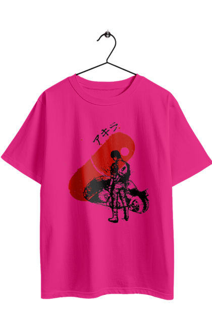 Футболка оверсайз з принтом "Акіра Шьотаро Канеда". Akira, shotaro kaneda, акіра, банда, кіберпанк, мотоцикл, шьотаро канеда. 2070702