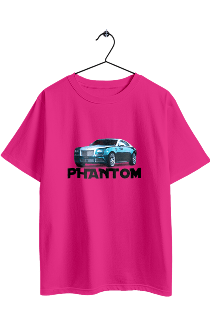 Футболка оверсайз з принтом "Ролс ройс". Авто, автомобіль, люкс клас, ролс ройс, седан, фантом. 2070702