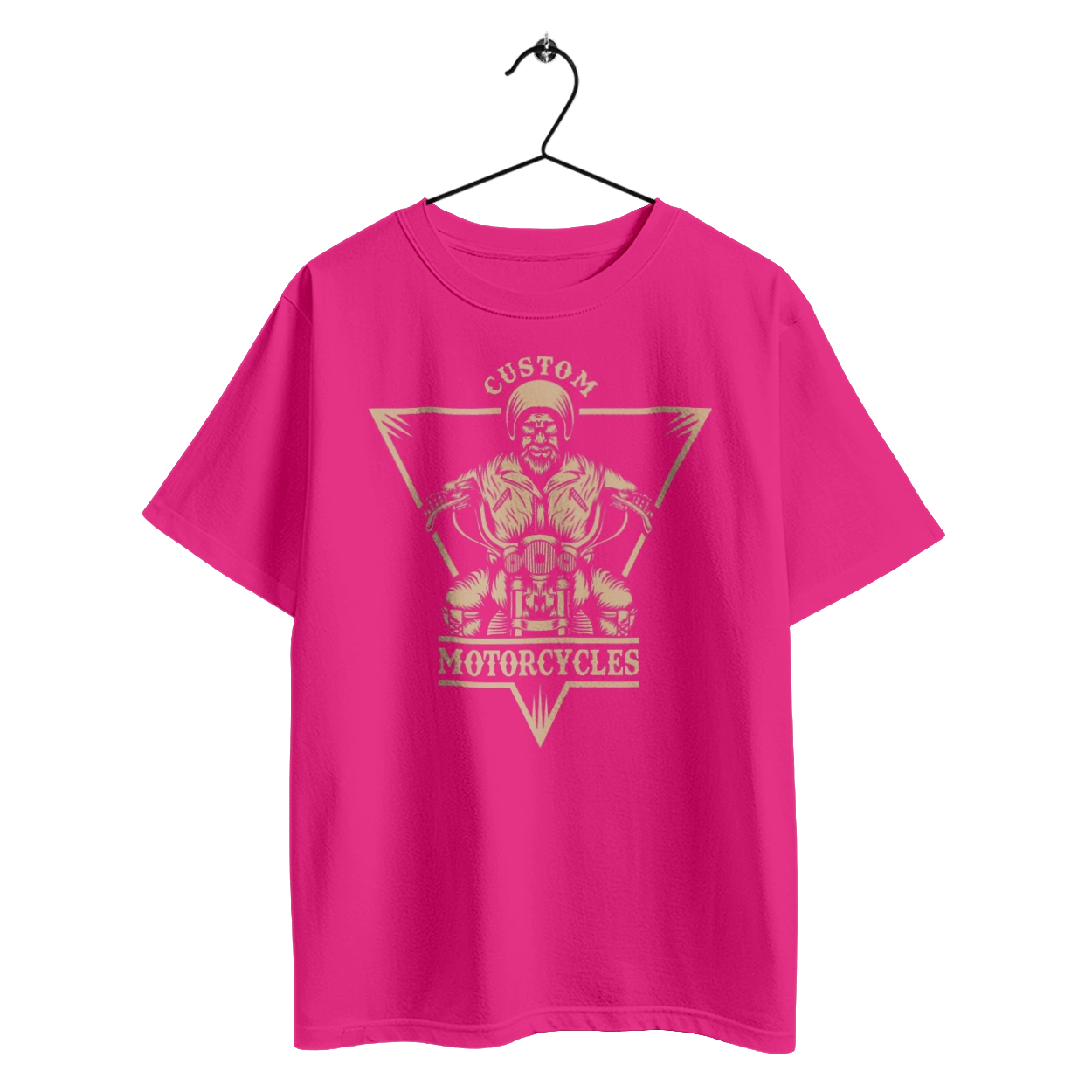 Skeleton on a motorcycle