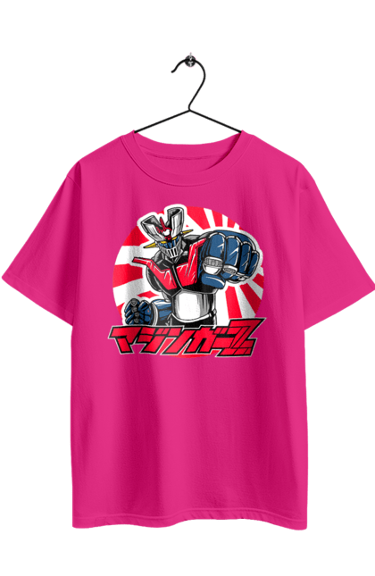 Футболка оверсайз з принтом "Mazinger Z Грендайзер". Goldorak, goldrake, grendizer, mazinger z, mecha, аніме, грендайзер, манга, меха, роботи. 2070702