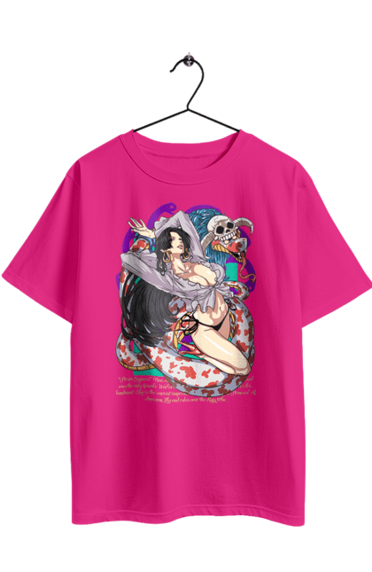 Футболка оверсайз з принтом "Ван Піс Боа Хенкок". Boa hancock, one piece, pirate empress, аніме, боа хенкок, ван пис, ван піс, манга, піратська імператриця. 2070702