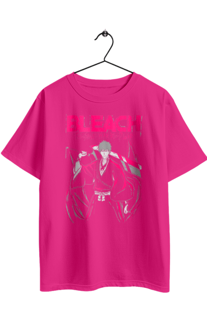 Футболка оверсайз з принтом "Бліч Куросакі Ічіґо". Anime, bleach, ichigo kurosaki, manga, аніме, бліч, ічіго, куросакі ічіґо, манга. 2070702