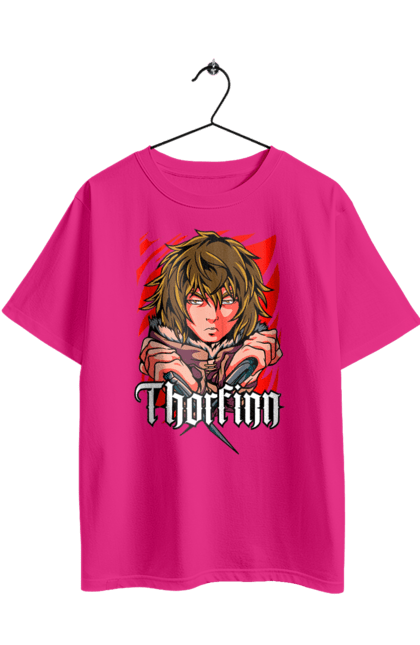 Футболка оверсайз з принтом "Сага про Вінланд Торфінн". Anime, manga, thorfinn, vinland saga, аніме, манга, сага про вінланд, торфінн. 2070702