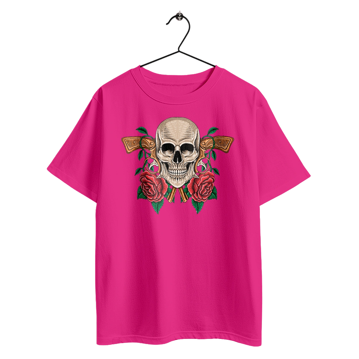 Skull with roses