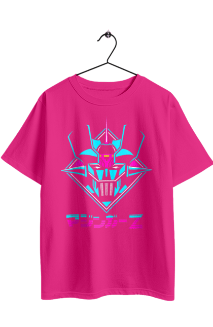 Футболка оверсайз з принтом "Mazinger Z Грендайзер". Goldorak, goldrake, grendizer, mazinger z, mecha, аніме, грендайзер, манга, меха, роботи. 2070702