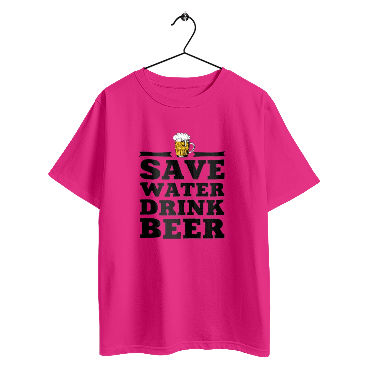 Save water, drink beer (black)