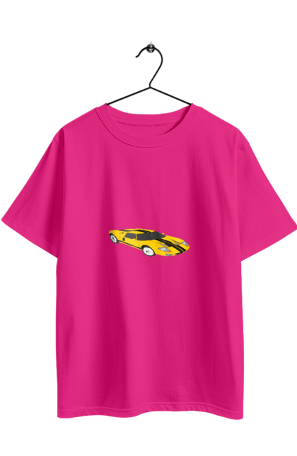 Футболка оверсайз з принтом "Авто". Авто, гонки, дом, скорость, спорткар. 2070702