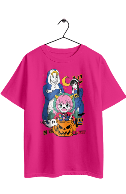 Футболка оверсайз з принтом "Сім'я шпигуна". Spy x family, аниме, аня, йор, лойд, манга, сім я шпигуна. 2070702