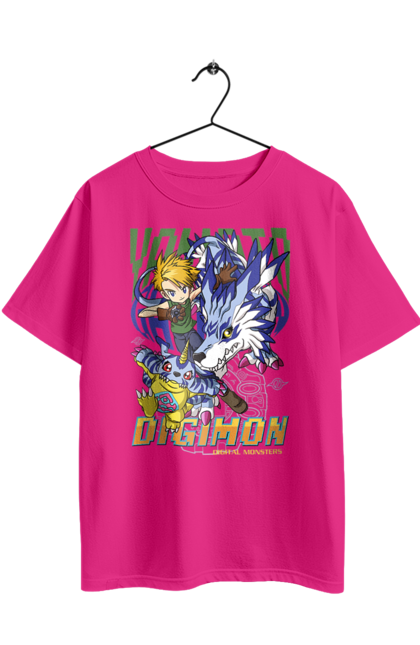 Футболка оверсайз з принтом "Digimon Ішида Ямато". Bandai, digimon, digital monsters, ishida yamato, аніме, віртуальні вихованці, ішида ямато, манга, медіафраншиза. 2070702