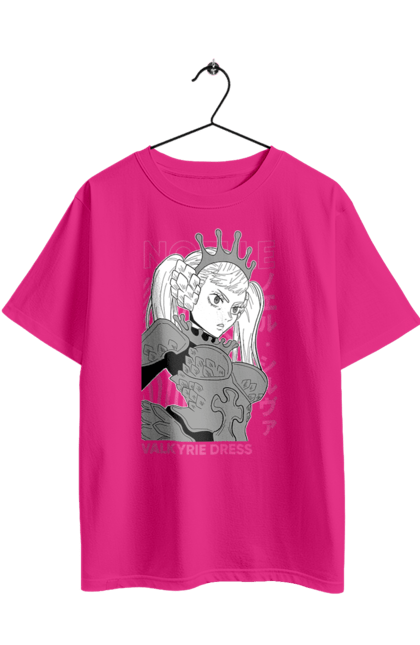 Футболка оверсайз з принтом "Black Clover Ноель Сілва". Anime, black clover, manga, noelle, noelle silva, аніме, манга, ноель. 2070702