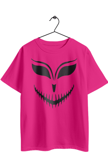 Футболка оверсайз з принтом "Гарбузове обличчя на Хелловін". 31 жовтня, halloween, гарбуз, гелловін, жовтень, капощі, ласощі, лякати, свято, хелловін. 2070702