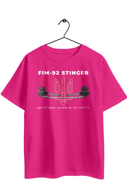 Футболка оверсайз з принтом "Stinger". F16, nasams, stinger, zuzana, гаубиця, два герби, залужний, сюзанна. 2070702