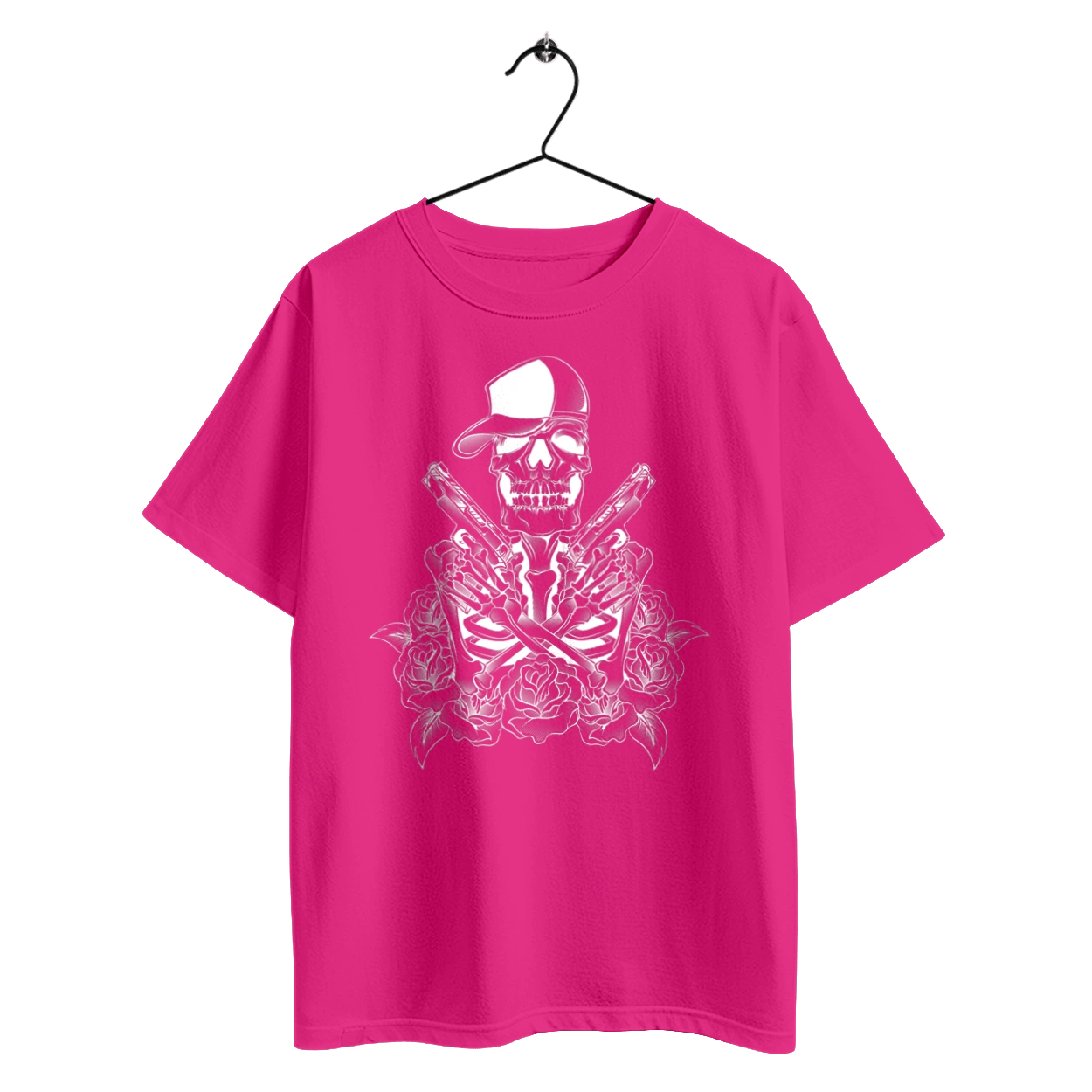 Skeleton with pistols