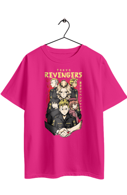 Oversized t-shirt with prints Tokyo Avengers. Action movie, anime, fantasy, game, manga, takemichi, thriller, tokyo avengers, tokyo revengers, tv series. 2070702