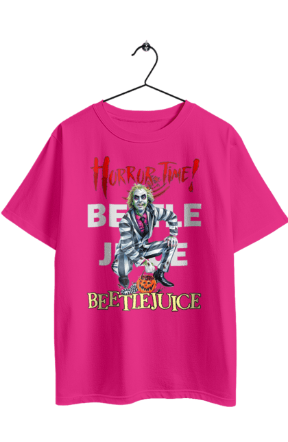 Oversized t-shirt with prints Beetlejuice. Beetlejuice, comedy, ghost, horror, movie, tim burton, warner bros. 2070702