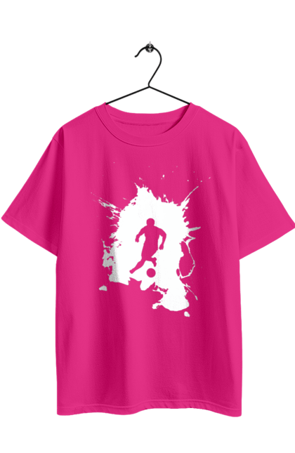 Футболка оверсайз с принтом Мы больны футболом. Ворота, гол, мяч, победа, сборная, спорт, турнир, украина, футбол, чемпионат. 2070702