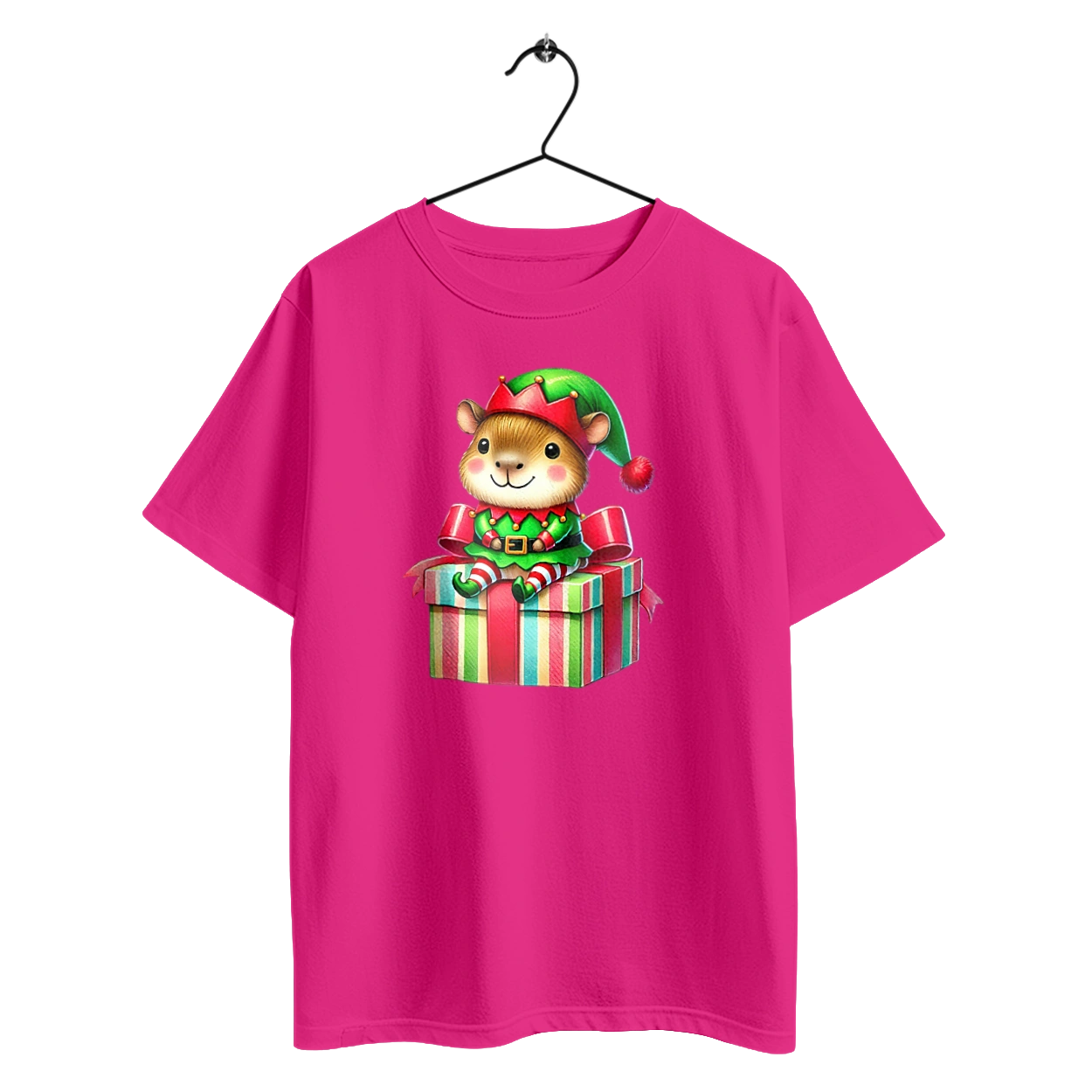 Різдвяна капібара з подарунком