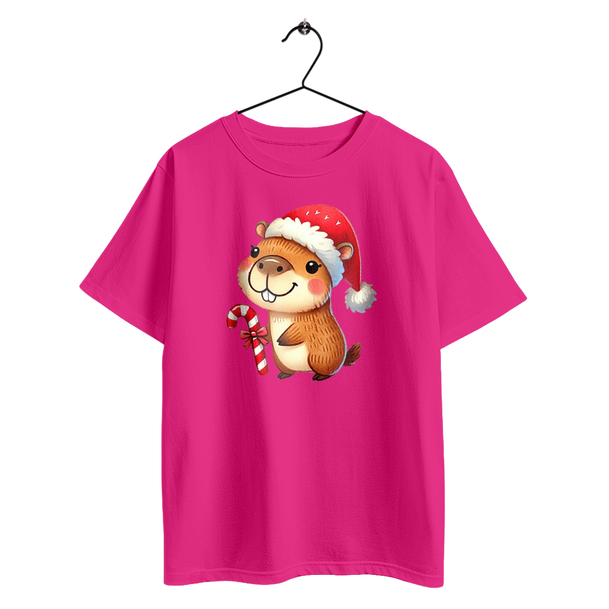 Capybara with Christmas Candy