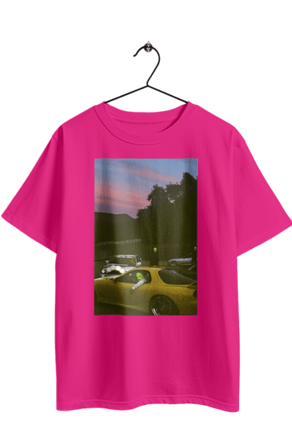 Футболка оверсайз з принтом "Авто". 2022, авто, автомобілі, механик, стиль. 2070702