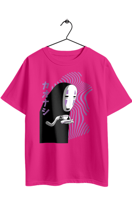 Oversized t-shirt with prints Spirited Away Kaonashi. Faceless, kaonashi, spirited away. 2070702