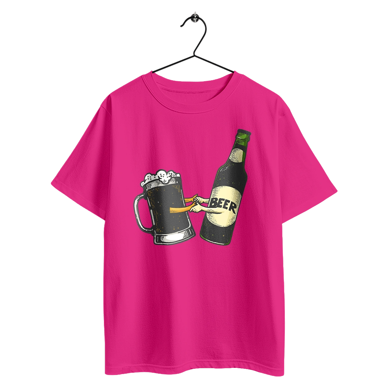 Bottle Of Beer With A Glass Of Beer