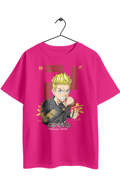 Футболка оверсайз з принтом "Токійські месники Такемічі". Tokyo revengers, аніме, бойовик, гра, манга, серіал, такемічі, токійські месники, трилер, фантастика. 2070702