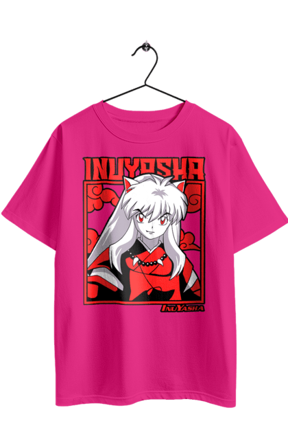 Футболка оверсайз з принтом "Inuyasha". Anime, inuyasha, manga, rumiko takahashi, аніме, демон охоронець, манга, руміко такахасі. 2070702