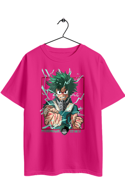 Футболка оверсайз с принтом Моя геройская академия Мидория. Izuku, midoriya, my hero academia, аниме, манга, мидория, моя геройская академия. 2070702