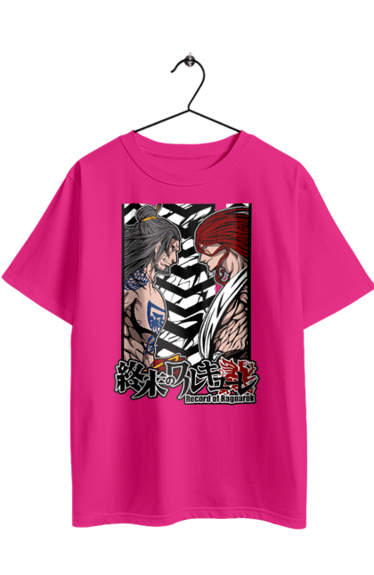 Футболка оверсайз з принтом "Повість про кінець світу Тор та Люй Бу". Anime, lu bu, manga, record of ragnarok, thor, аніме, комікс, люй бу, манга, тор. 2070702