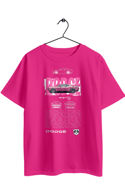 Футболка оверсайз с принтом Dodge. Challenger, chrysler, dodge, автомобиль, гонка, додж, машина. 2070702