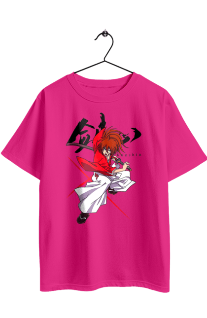 Oversized t-shirt with prints Rurouni Kenshin Himura. Anime, himura kenshin, kenshin himura, manga, rurouni kenshin, samurai, samurai x. 2070702