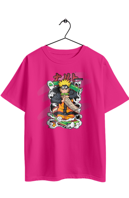 Футболка оверсайз с принтом Наруто. Naruto, аниме, манга, наруто, ниндзя, персонаж, сериал. 2070702