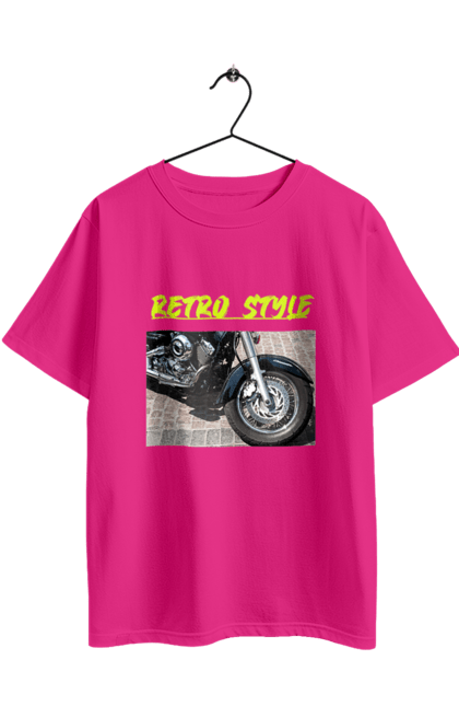 Футболка оверсайз з принтом "Мото2". Байк, дорога, мотоцикл, ретро, стиль, швидкість. 2070702