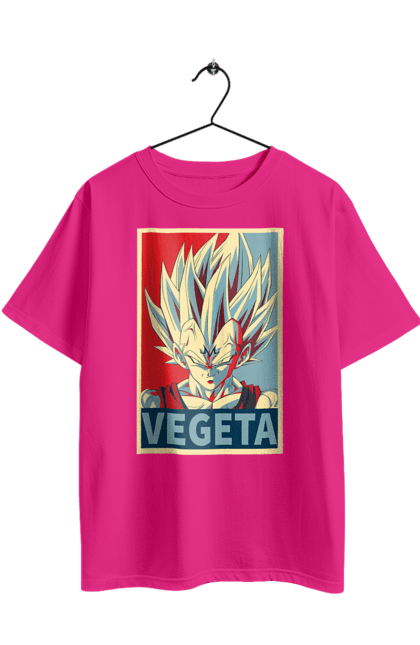 Футболка оверсайз з принтом "Перли дракона Вегета". Anime, dragon ball, goku, manga, vegeta, аніме, вегета, гоку, манга, перли дракона. 2070702