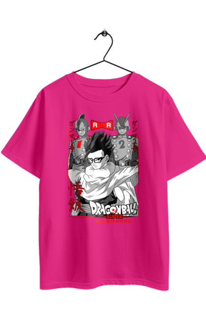 Футболка оверсайз з принтом "Перли дракона Гохан". Anime, dragon ball, goku, manga, аніме, гоку, гохан, манга, перли дракона. 2070702