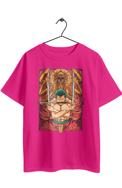 Футболка оверсайз з принтом "Ван Піс Зоро". One piece, roronoa zoro, аніме, ван пис, ван піс, зоро, манга, ророноа зоро, фехтувальник. 2070702