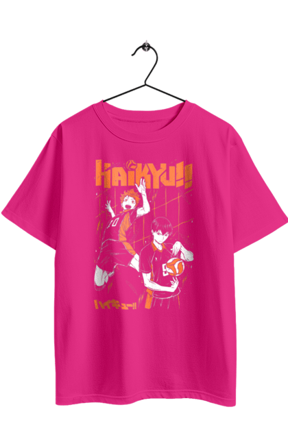 Oversized t-shirt with prints Haikyu!! Hinata. Anime, haikyu, hinata, manga, shoyo hinata, sports anime, volleyball. 2070702