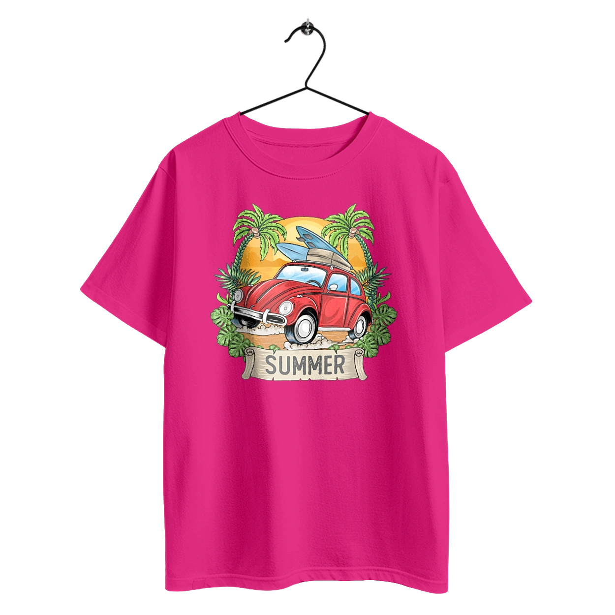 Summer, Car And Palm Trees