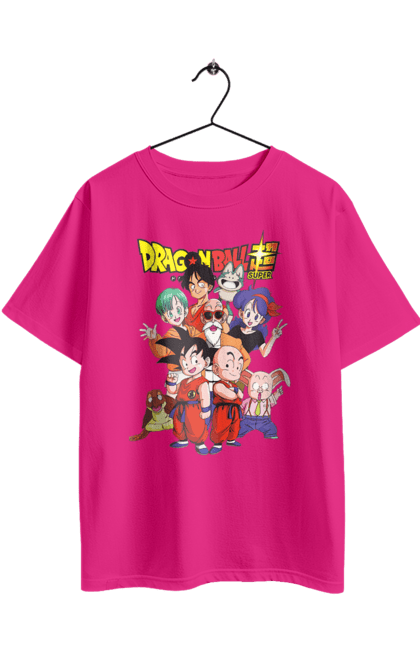 Футболка оверсайз з принтом "Перли дракона". Anime, dragon ball, goku, manga, vegeta, аніме, вегета, гоку, манга, перли дракона. 2070702