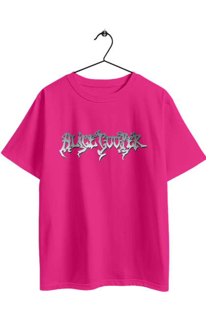 Футболка оверсайз з принтом "Еліс Купер". Alice cooper, актор, еліс купер, музикант, рок, рок музикант, хард рок, хеві метал. 2070702