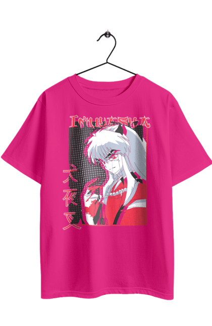 Футболка оверсайз з принтом "Inuyasha". Anime, inuyasha, manga, rumiko takahashi, аніме, демон охоронець, манга, руміко такахасі. 2070702