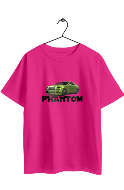 Футболка оверсайз з принтом "Ролс ройс". Авто, автомобіль, люкс клас, ролс ройс, седан, фантом. 2070702