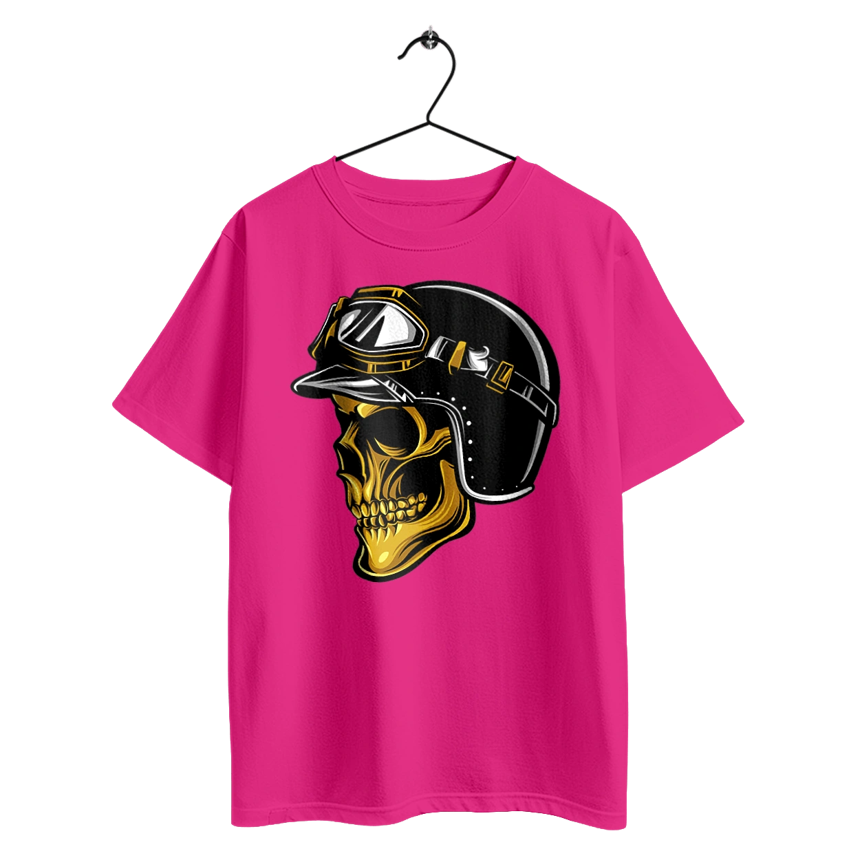 Череп в мотошлеме