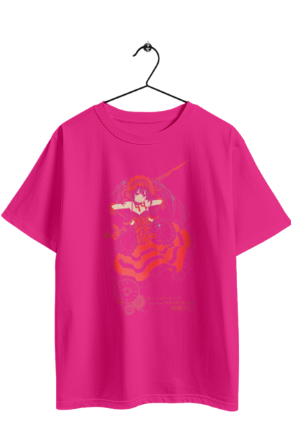Oversized t-shirt with prints Date A Live Kurumi Tokisaki. Anime, date a live, kurumi, kurumi tokisaki, light novel, spirit. 2070702