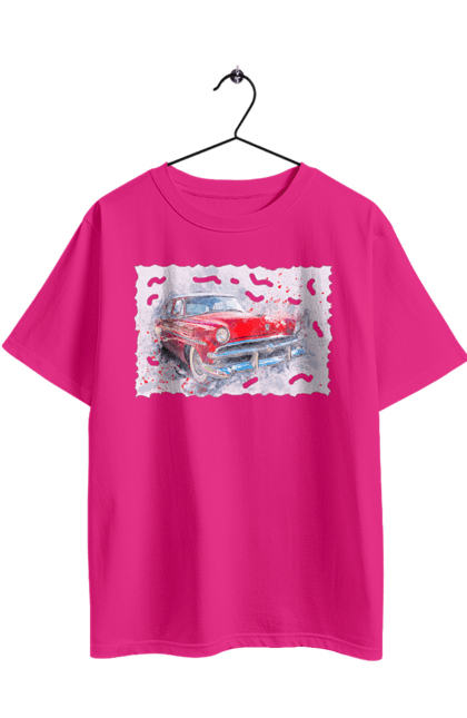 Футболка оверсайз з принтом "Автомобільний газ". Gaz, автомобиль, автомобільний газ, дорога, колесо, перемога. 2070702