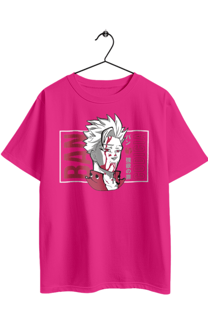 Oversized t-shirt with prints Seven deadly sins Ban. Anime, ban, manga, seven deadly sins. 2070702