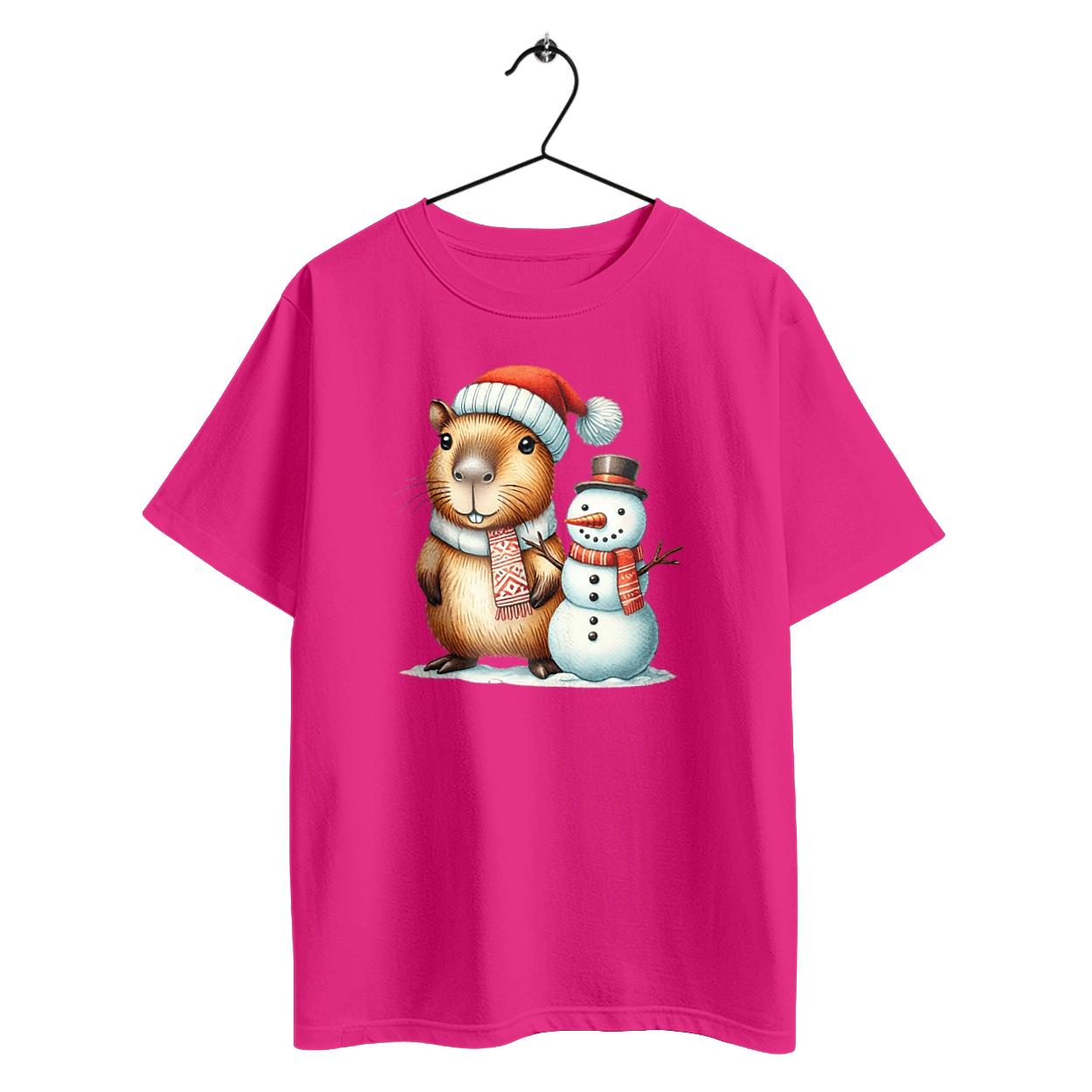 Capybara and Snowman