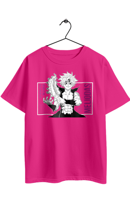 Oversized t-shirt with prints Seven Deadly Sins Meliodas. Anime, dragon sin, manga, meliodas, seven deadly sins. 2070702